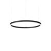 IDEAL LUX Κρεμαστό Φωτιστικό ORACLE LED 29W 3000K Μαύρου Χρώματος – 304366