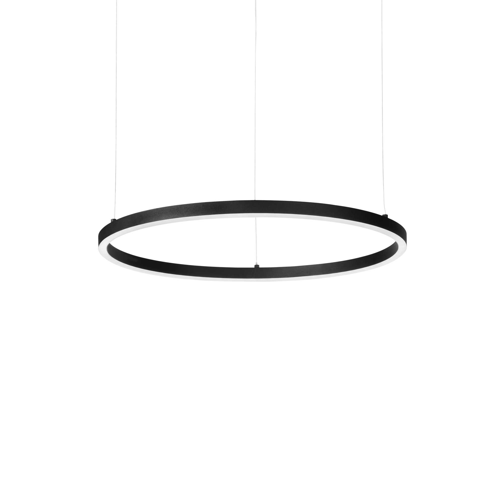 IDEAL LUX Κρεμαστό Φωτιστικό ORACLE LED 29W 3000K Μαύρου Χρώματος - 304366
