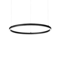 IDEAL LUX Κρεμαστό Φωτιστικό ORACLE SLIM LED 39W 3000K Μαύρου Χρώματος – 304397