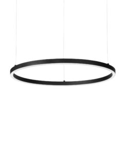 IDEAL LUX Κρεμαστό Φωτιστικό ORACLE SLIM LED 39W 3000K Μαύρου Χρώματος – 304397