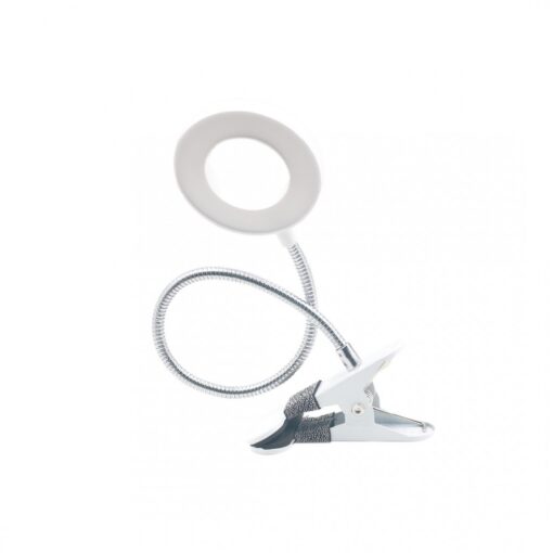 InLight Φωτιστικό LED 7W 3CCT (by switch) με κλίπ σε λευκό χρώμα D:38cm (3044-WH)