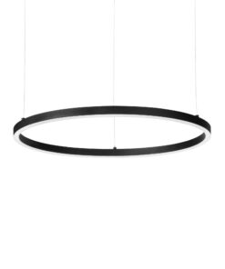 IDEAL LUX Κρεμαστό Φωτιστικό ORACLE SLIM SP LED 43W 3000K Μαύρου Χρώματος – 304427