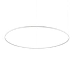 IDEAL LUX Κρεμαστό Φωτιστικό ORACLE SLIM SP LED 76W 3000K Λευκού Χρώματος – 304465