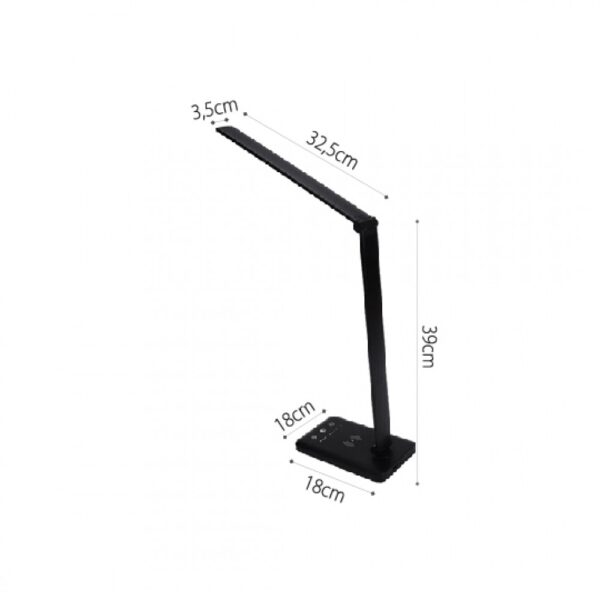 InLight Επιτραπέζιο φωτιστικό LED 7W 3CCT (by touch) σε λευκό χρώμα D:39cm (3045-WH)