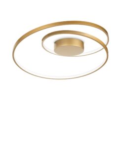 IDEAL LUX Φωτιστικό Οροφής OZ PL LED 48W 3000K Χρυσού Χρώματος – 304533