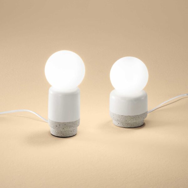IDEAL LUX Επιτραπέζιο Φωτιστικό CREAM 1xG9 Χρώματος Κρεμ – 305271