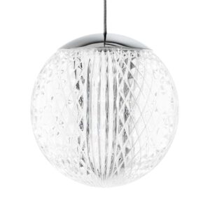 IDEAL LUX Κρεμαστό Φωτιστικό DIAMOND LED 6.5W 3000K Διάφανο – 305288