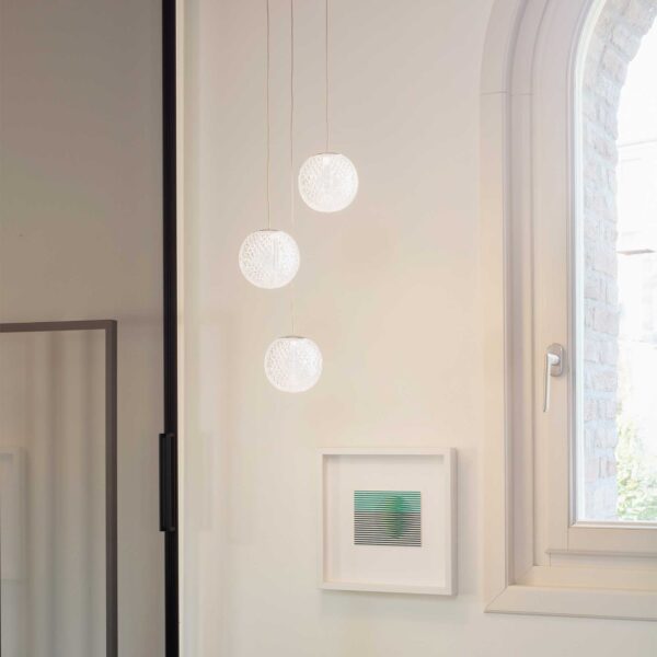 IDEAL LUX Κρεμαστό Φωτιστικό DIAMOND LED 16W 3000K Διάφανο – 305295