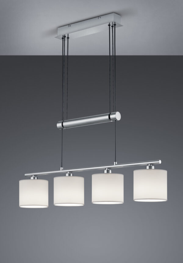 Κρεμαστό Φωτιστικό Trio Lighting   E14 Νίκελ Ματ Μεταλλικό    305400401