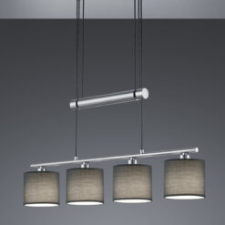 Κρεμαστό Φωτιστικό Trio Lighting E14 Νίκελ Ματ Μεταλλικό 305400411