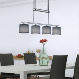 Κρεμαστό Φωτιστικό Trio Lighting   E14 Νίκελ Ματ Μεταλλικό    305400411