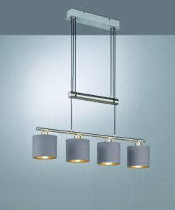 Κρεμαστό Φωτιστικό Trio Lighting E14 Νίκελ Ματ Μεταλλικό 305400441