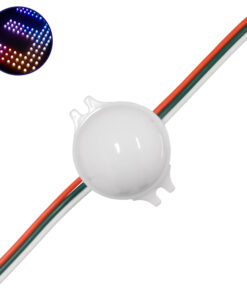 20 Τεμάχια x LED Magic Digital Στρογγυλό Module Φ3 CM RGBW 0.72W 12V GloboStar 30544
