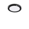 IDEAL LUX Φωτιστικό Οροφής AURA PL LED 20W 4000K Μαύρου Χρώματος με Αισθητήρα Κίνησης – 306377