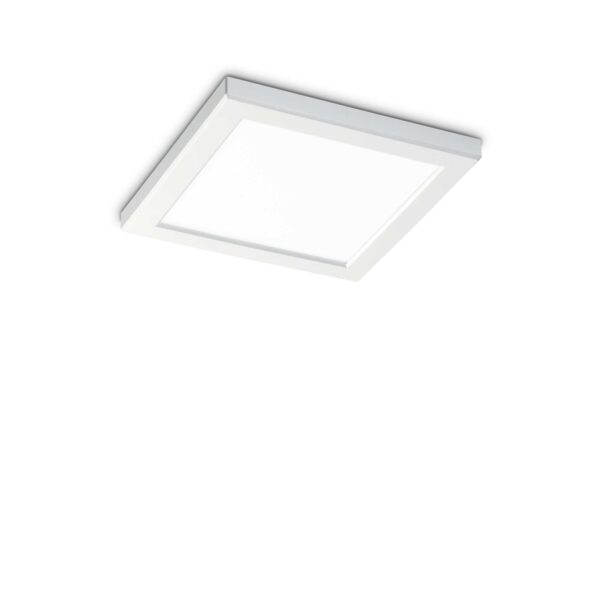 IDEAL LUX Φωτιστικό Τοίχου AURA LED 20W 4000K Λευκού Χρώματος Με Αισθητήρα Κίνησης - 306391