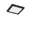 IDEAL LUX Χωνευτό Φωτιστικό Τοίχου AURA PL SQUARE LED 20W 3000K Μαύρου Χρώματος με Αισθητήρα Κίνησης – 290829