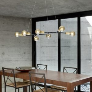 Κρεμαστό Φωτιστικό Trio Lighting   E27 Μαύρο Ματ Μεταλλικό    306700732