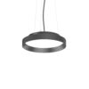 IDEAL LUX Κρεμαστό Φωτιστικό  FLY LED 18W 3000K Μαύρου Χρώματος – 306704