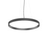 IDEAL LUX Κρεμαστό Φωτιστικό FLY LED 53W 4000K Μαύρου Χρώματος – 306759
