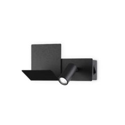 IDEAL LUX Επιτοίχιο Φωτιστικό KOMODO-2 AP LED 4.5W 3000K Μαύρου Χρώματος – 306827