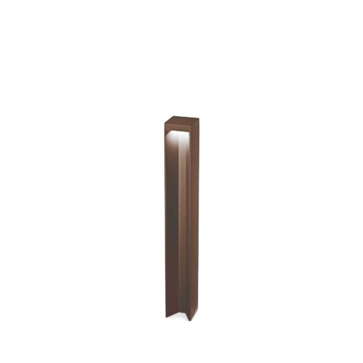 IDEAL LUX Κολωνάκι Κήπου KURT LED 11W 3000K IP54 Καφέ Χρώματος – 306858