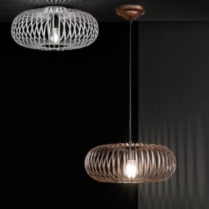 Φωτιστικό Οροφής Trio Lighting   E27 Χαλκός Αντικέ Μεταλλικό    606900162