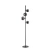IDEAL LUX Φωτιστικό Δαπέδου PERLAGE 4xG9 Μαύρου Χρώματος – 306988