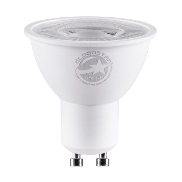 GloboStar® 60121 Σποτ LED GU10 MR16 7W 735lm 38° AC 220-240V IP20 Φ5 x Υ5.2cm Φυσικό Λευκό 4500K Dimmable - 3 Years Warranty