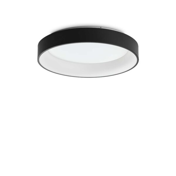 IDEAL LUX  Φωτιστικό Οροφής LED 42W ZIGGY PL D60 Μαύρο 3000Κ Θερμό - 307213