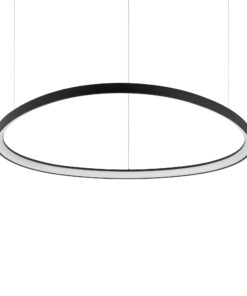 IDEAL LUX Κρεμαστό Φωτιστικό  GEMINI LED 60W 3000K Μαύρου Χρώματος – 247281