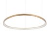 IDEAL LUX Κρεμαστό Φωτιστικό  GEMINI LED 80W 3000K Χρυσού Χρώματος – 307701