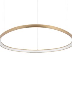 IDEAL LUX Κρεμαστό Φωτιστικό  GEMINI LED 80W 3000K Χρυσού Χρώματος – 307701