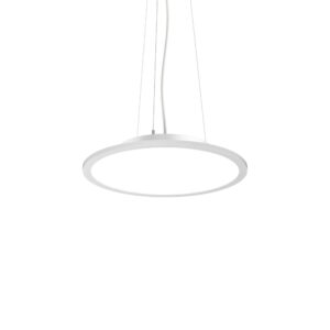 IDEAL LUX Κρεμαστό Φωτιστικό FLY SLIM LED 26W 4000K Λευκού Χρώματος – 307992