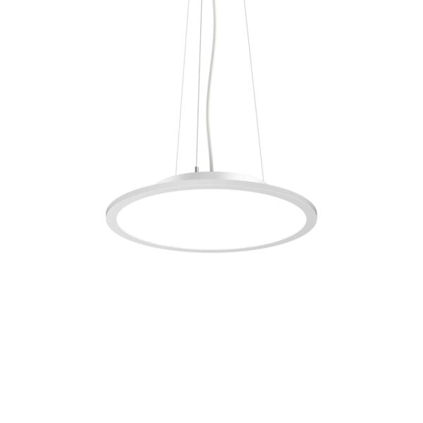 IDEAL LUX Κρεμαστό Φωτιστικό FLY SLIM LED 26W 4000K Λευκού Χρώματος – 307992