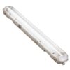 ΦΩΤΙΣΤΙΚΟ ΣΤΕΓΑΝΟ ΓΙΑ LED TUBE ME INOX CLIPS 2×0.60m EUROLAMP 147-56063