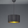 Κρεμαστό Φωτιστικό Trio Lighting   E27 Μαύρο Ματ Υφασμάτινο    308200179