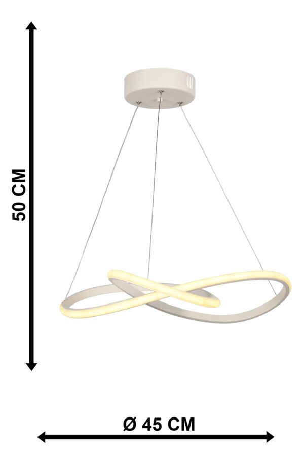 MERCURY-50 LED WHITE 48W ΦΩΤΙΣΤΙΚΟ LED Heronia – 01-0355
