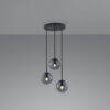 Κρεμαστό Φωτιστικό Trio Lighting   E14 Ανθρακί Μεταλλικό    308590342