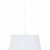 Μονόφωτο πλαστικό Λευκό Φ35cm DRUM 1L  Heronia – 35-0078
