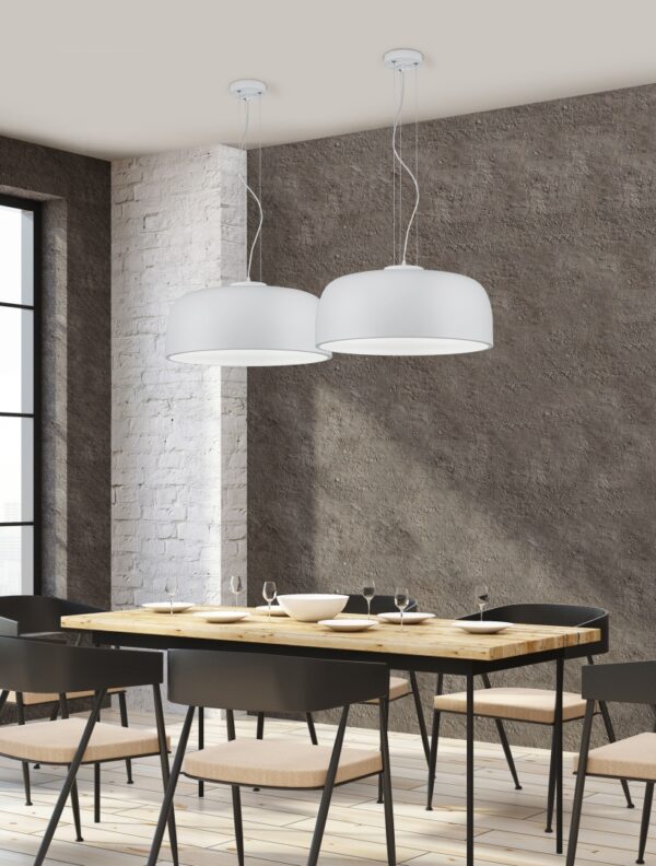 Κρεμαστό Φωτιστικό Trio Lighting  4xE27 Λευκό Ματ Μεταλλικό 309800431