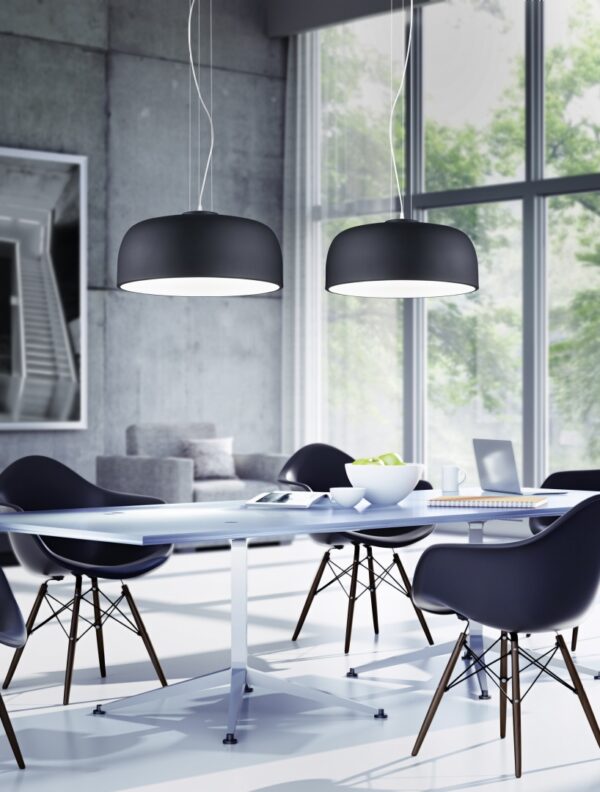 Κρεμαστό Φωτιστικό Trio Lighting  4xE27 Μαύρο Ματ Μεταλλικό    309800432