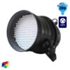 Επαγγελματική Κεφαλή PAR 177 LED 20W 230V 60° DMX512 Μαύρο Χρώμα RGB GloboStar 51119