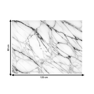 Επιφάνεια τραπεζιού Kailo pakoworld όψη μαρμάρου 120×80εκ 310-000005