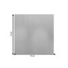 Επιφάνεια τραπεζιού Tredial pakoworld μπεζ  70x70cm 310-000008