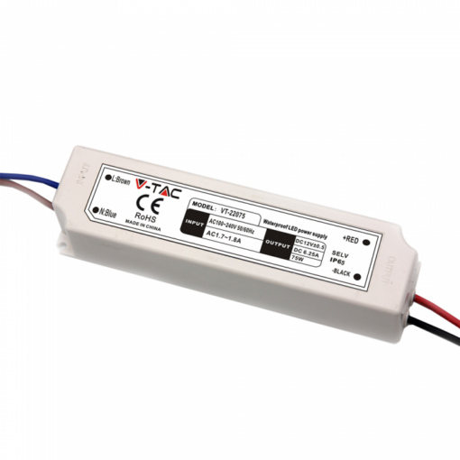 Τροφοδοτικό για LED 100W 24V Αδιάβροχο IP67 Μεταλλικό V-TAC – 3101
