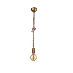 Κρεμαστό Φωτιστικό Trio Lighting E27 Αντικέ Ορείχαλκος Μεταλλικό 310100104