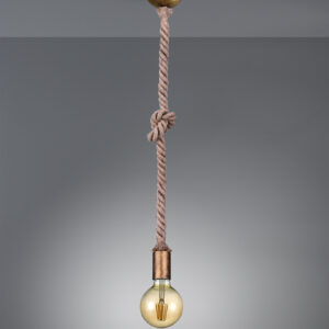 Κρεμαστό Φωτιστικό Trio Lighting   E27 Αντικέ Ορείχαλκος Μεταλλικό    310100104