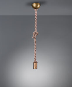 Κρεμαστό Φωτιστικό Trio Lighting E27 Αντικέ Ορείχαλκος Μεταλλικό 310100104