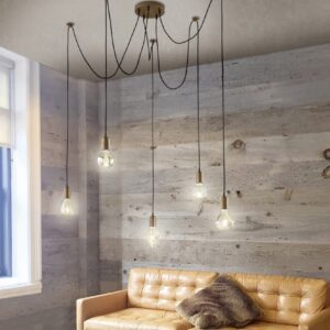 Κρεμαστό Φωτιστικό Trio Lighting   E27 Χαλκός Αντικέ Μεταλλικό    310100562