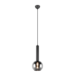 Κρεμαστό Φωτιστικό Trio Lighting CLAYTON  1x E27 Μαύρο Ματ Μεταλλικό   – 310300132